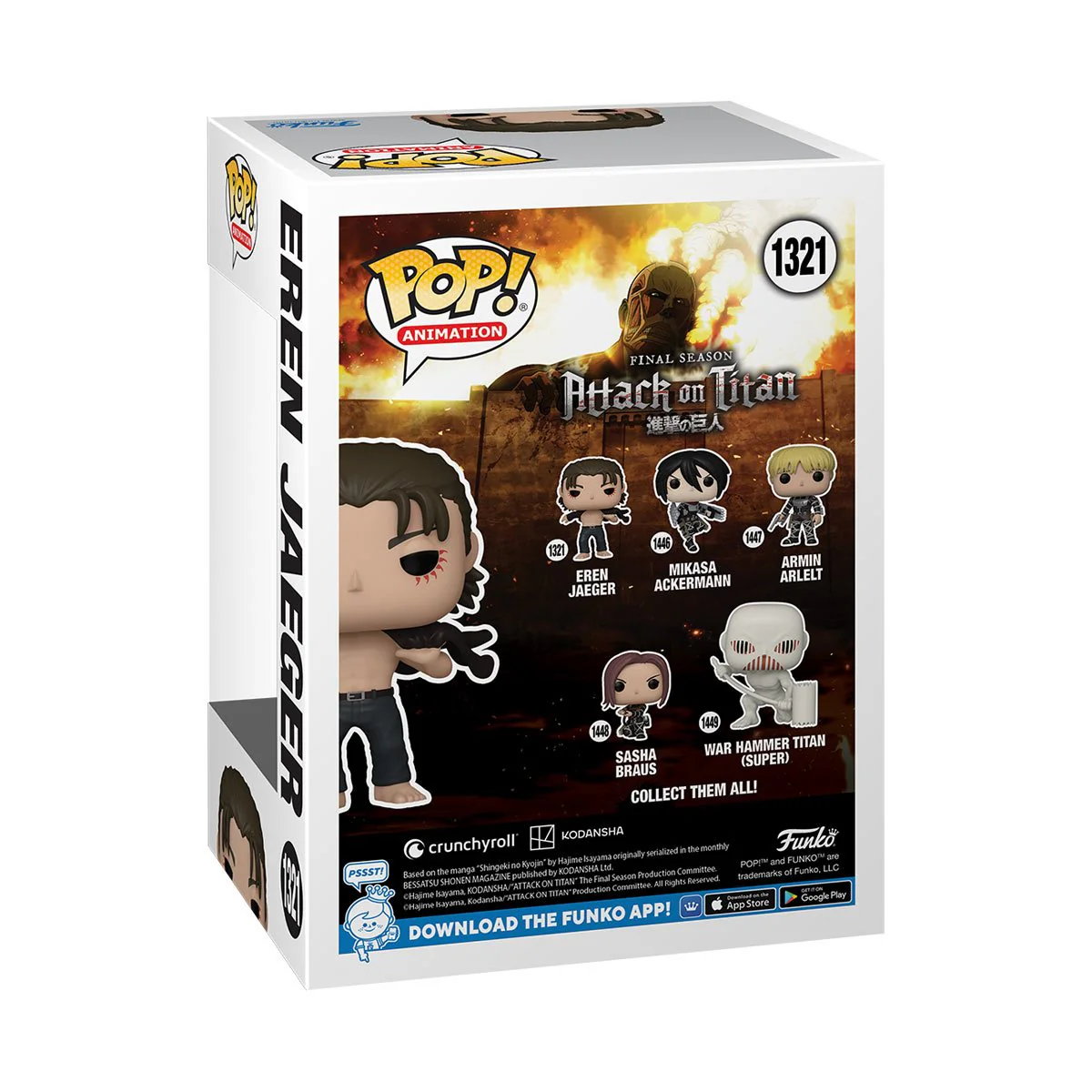 Funko Pop! Attack on Titan - Eren Jaeger - Image 3
