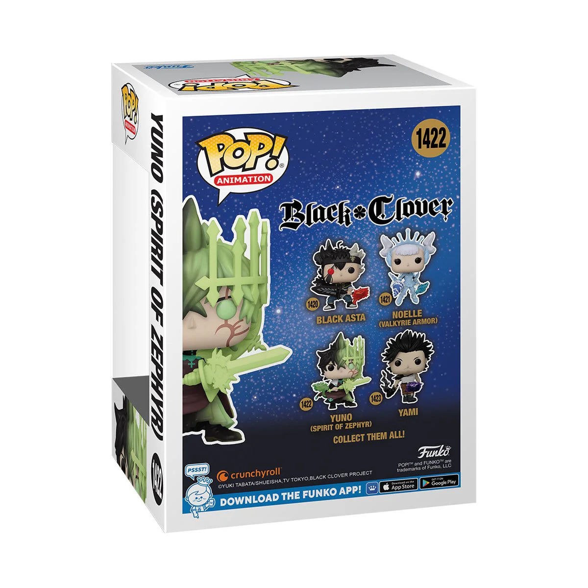 Funko Pop! Black Clover - Yuno Spirit of Zephyr - Image 3