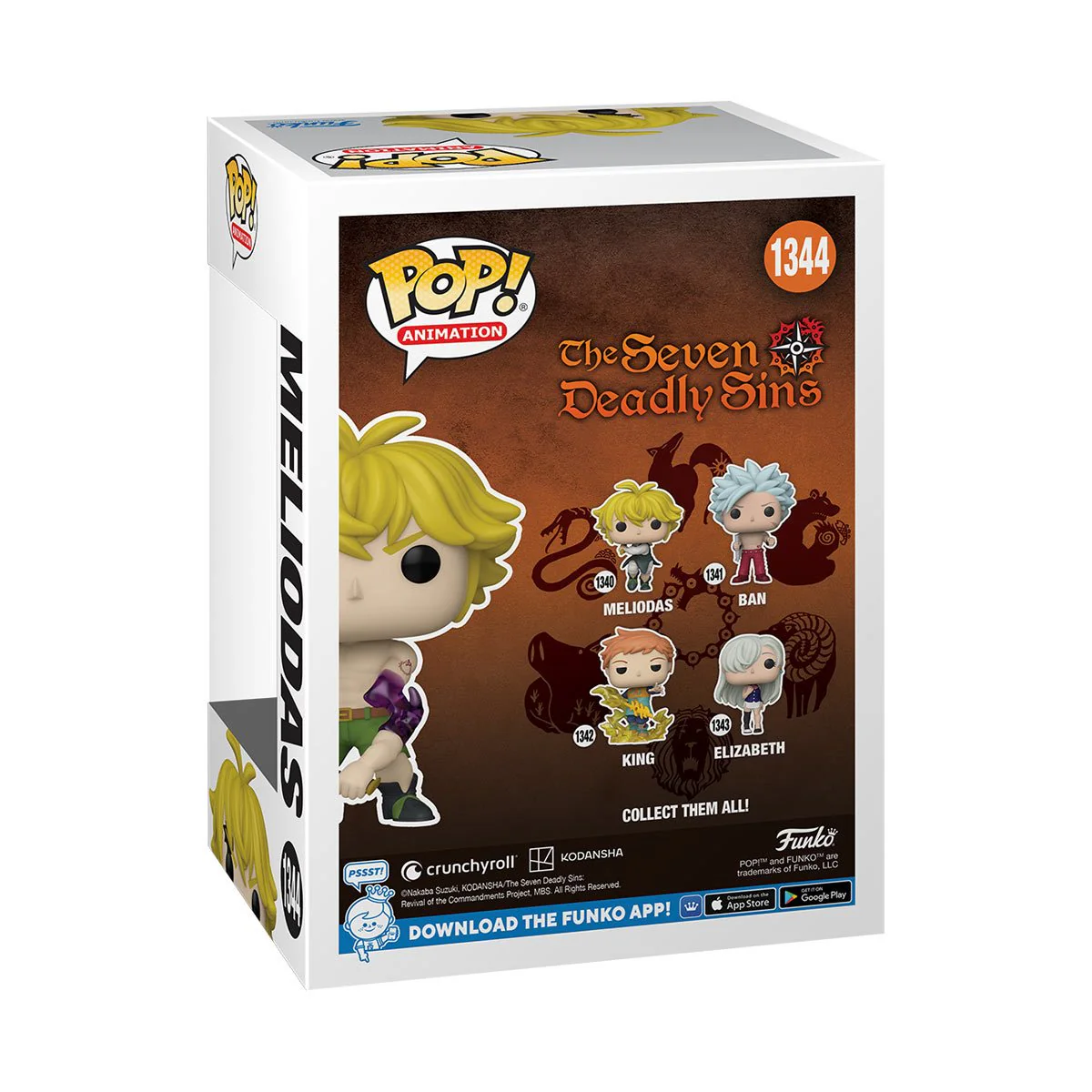 Funko Pop! Seven Deadly Sins - Meliodas Demon Mode CHASE (PX) - Image 3